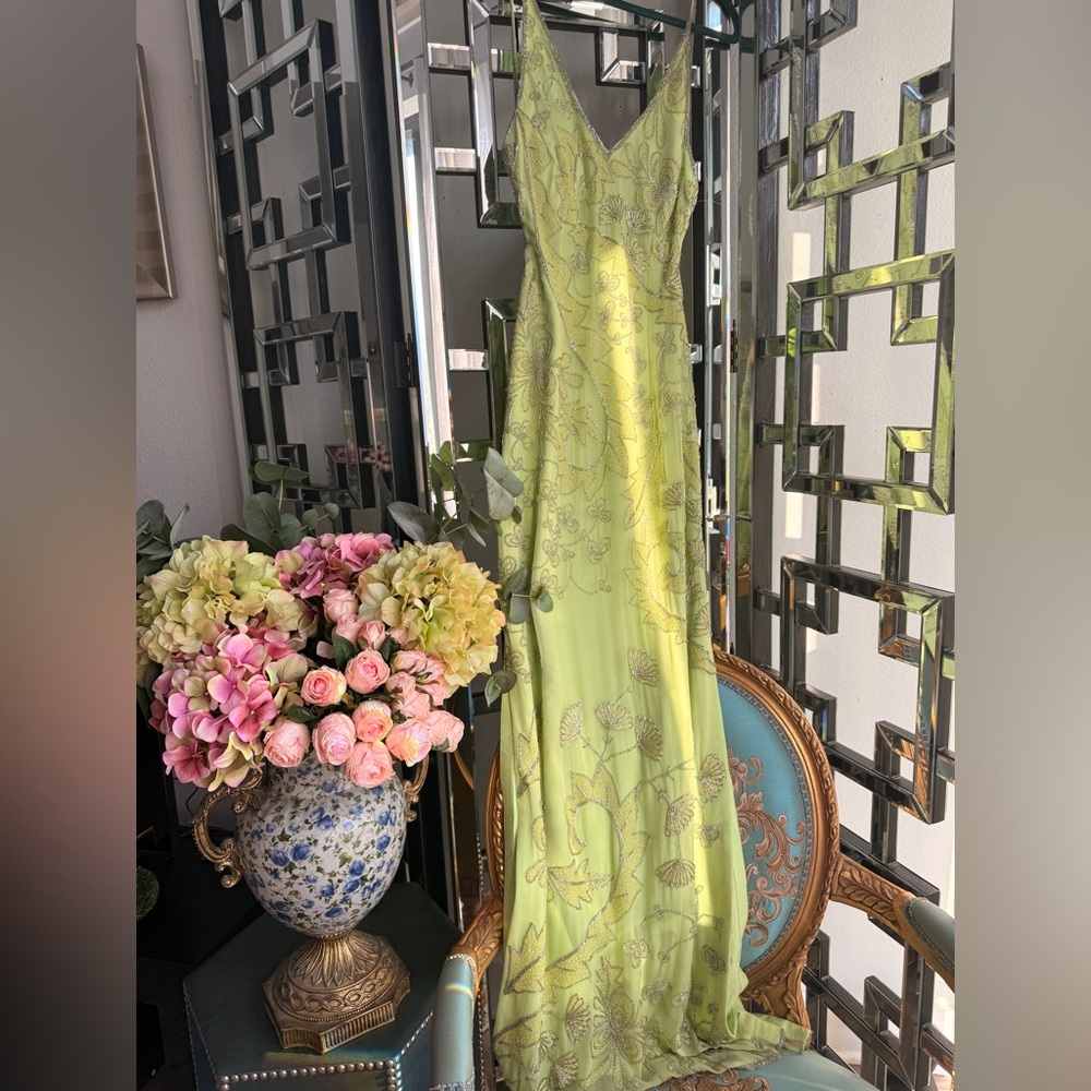 RARE Vintage SEAN COLLECTION Beaded Evening Gown XS